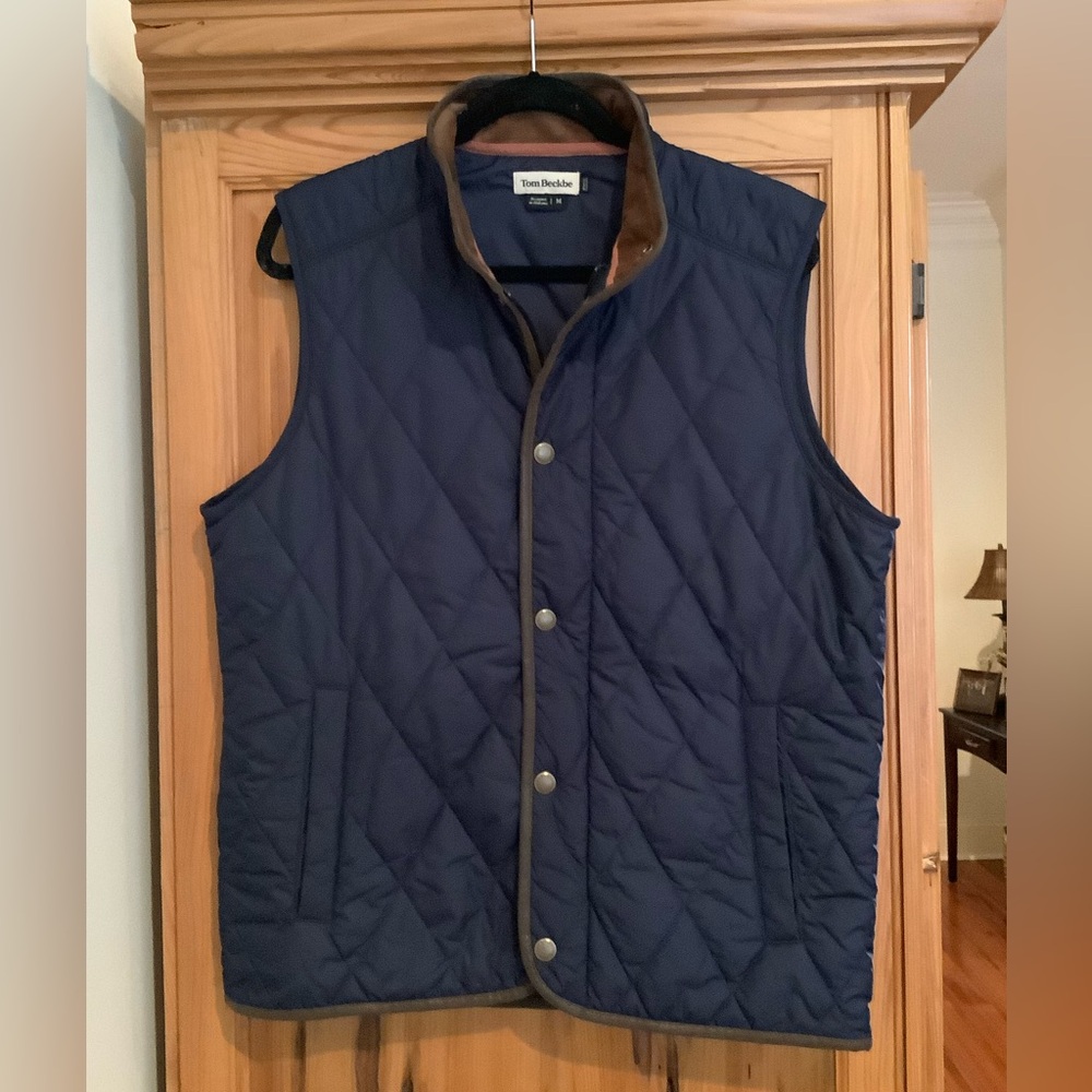 Men's Quilted Vest by Tom Beckbe